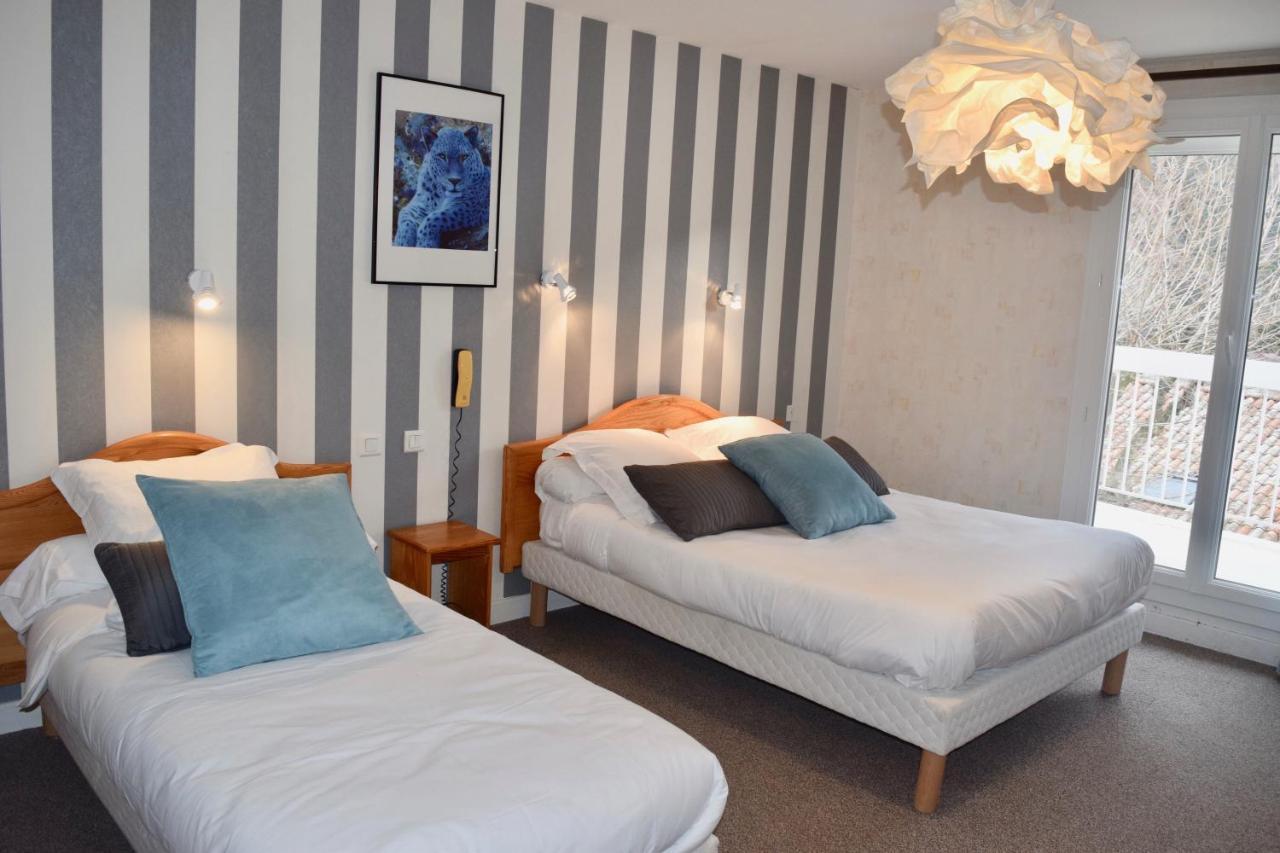 Hotel Et Appartements Les Platanes Thueyts Экстерьер фото